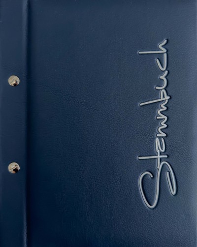 Stammbuch polar blau - stammbuch, "polar",