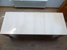 Esstisch ausziehbar gebraucht Echtholzfurnier Ahorn hell 180cm-280cm