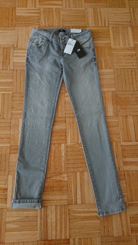 Jeans jeanshose stretch grau - jeans,