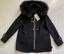 Zara Wolle-Duffle-Mantel-Jacke