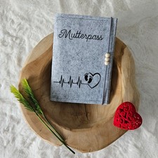Mutterpasshülle aus filz mit - aus,