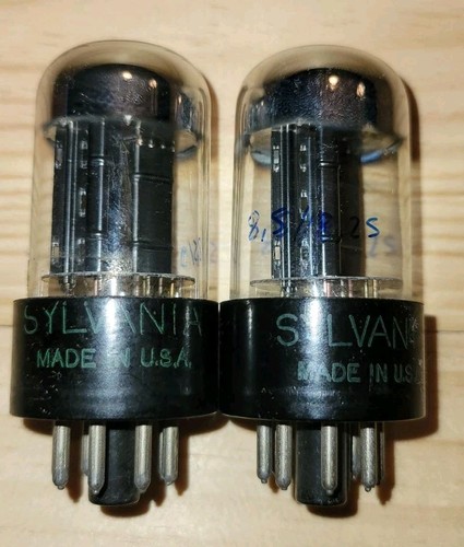 Matched pair 6sn7gtb - 6sn7gtb, sylvania