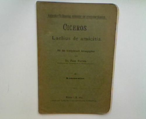 Ciceros laelius amicitia - ciceros,