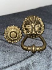 Türklopfer Löwenkopf Messing