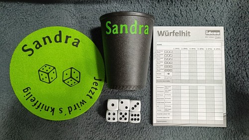 Spiel block würfelbecher - block,
