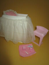 BZ-9) ALTES VINTAGE BARBIE BETTCHEN DER HEART FAMILY SHELLY+ZUBEHÖR SIEHE FOTOS