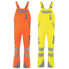 Planam Norit Warnschutz Herren Latzhose Warnschutzkleidung Arbeitskleidung