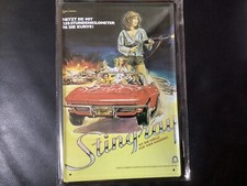 Blechschild 20x30 Chevrolet Stingray ist die Hölle auf vier Rädern, Film PK