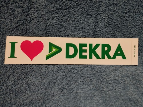 Love dekra aufkleber - love, dekra,