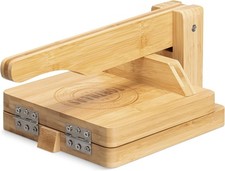 Navaris Tortilla Presse Bambus