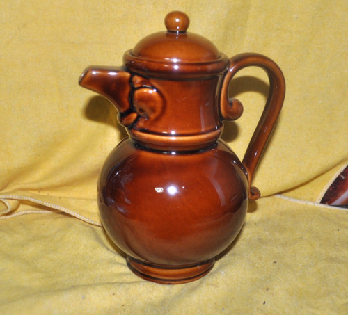 Kaffeekanne keramik braun - keramik,
