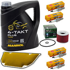 Wartung für Kawasaki ZX-10 Tomcat 88-90 Set Öl 4L Luftfilter Ölfilter Zündkerzen