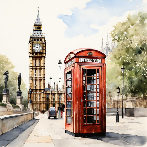 Wandbild london rote - london,