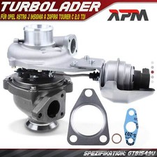 Turbolader für Opel Astra J P10 Insignia A G09 Zafira Tourer C P12 2.0 CDTi