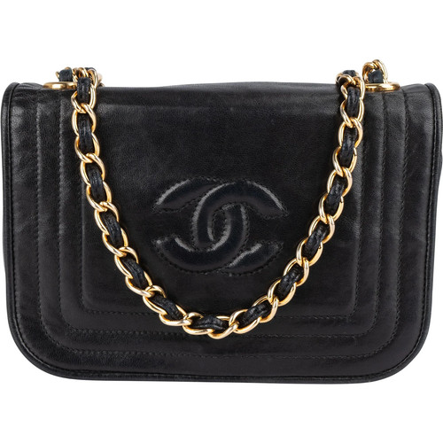 Chanel lambskin single - cc,