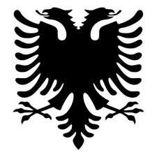 Albanien Wappen Aufkleber