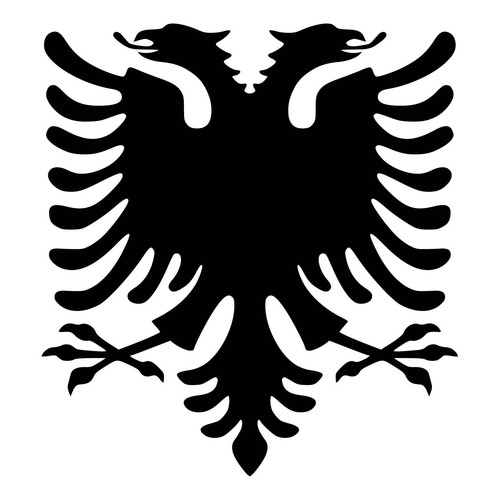 Albanien wappen aufkleber - albanien,