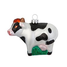 Christbaumschmuck Glas 9cm Kuh