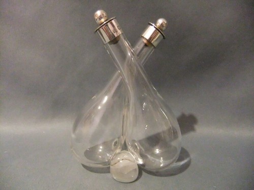 Silber klarglas doppel öl - &,