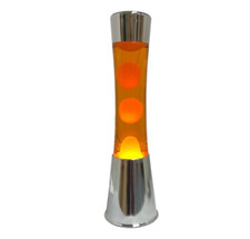 Lavalampe Rakete Tower Fisura Tischlampe Lampe retro Leuchte orange pink rot