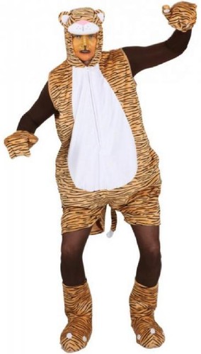 Tiger leopard kostüm overall - tiger,