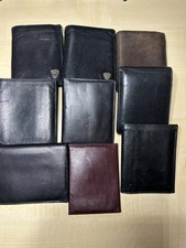 Geldbörse  Portemonnaie Herren Leder - 9 Stück