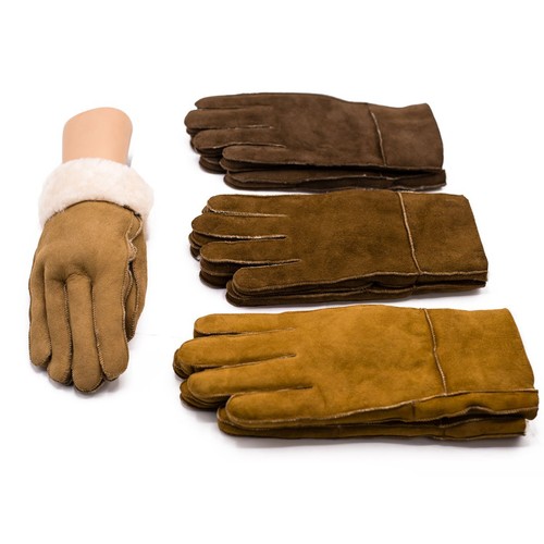 Echt lammfell fingerhandschuhe - lammfell,