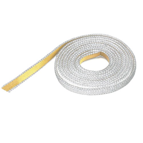 Iso glasband weiss - weiss, 20x2mm