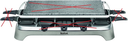 Tefal pierrade pr457b 1350w - tefal,