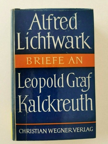 Alfred lichtwark briefe - alfred, an