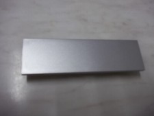 PC Gehäuse Frontblende für 3,5“ Laufwerk SILBER Floppy-Blende