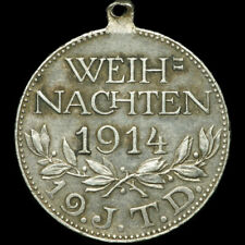 1. WELTKRIEG: Tragbare Medaille 1914. RUSSLAND-FELDZUG - WEIHNACHTEN 1914.