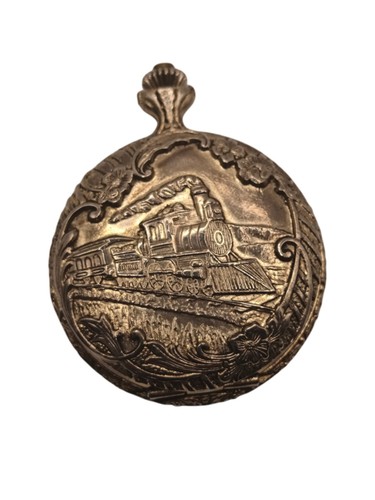 Vintage taschenuhr dampflok - vintage,