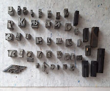 Lettern Blei Holz 48x Super