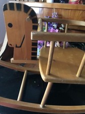 Vintage 50er Jahre Holz Schaukelpferd Holzspielzeug Nostalgie Nürnberg