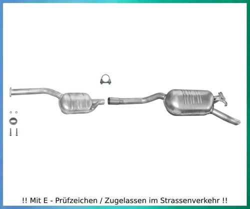 Auspuffanlage für mercedes - auspuffanlage,