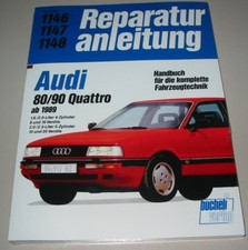 Reparaturanleitung Audi 80 16V / 90 Quattro Typ 89 B3 20V 4 + 5 Zylinder ab 1989