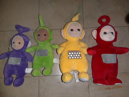 Teletubbies rot violett gelb - rot,