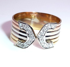 Ring 750 Tricolor-Gold 0.27
