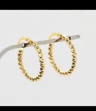 Ohrringe Creolen 750/18K Gold