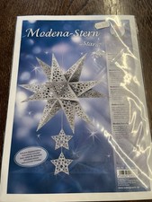 Faltstern Ursus Silber DIY