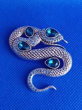 Brosche Schlange
