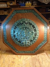 Azteken Kalender im Holzrahmen