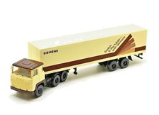 1:87 (H0) - Wiking 520/53   Scania 111  Koffer-Sattelzug / Siemens englisch