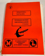 VEB Weimar Komb. Landm. Ersatzteile Hydraulischer Universallader T 157/2 DDR