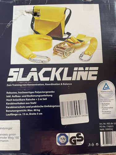 Robustes slackline set neu - robustes,