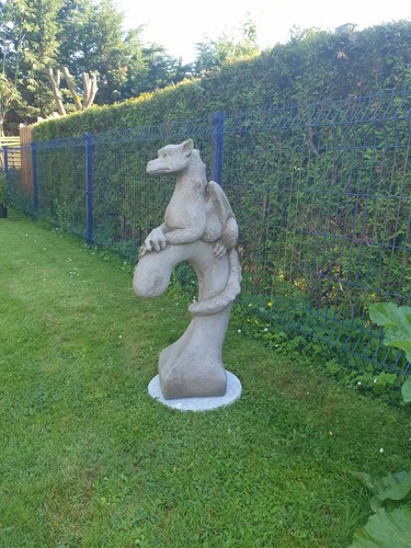 Gartenfigur yolande drache - gartenfigur, "yolande",