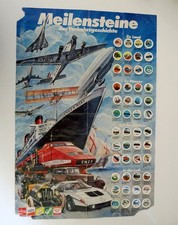 Meilensteine Verkehrsgeschichte Poster-48 Knibbelbilder-Cola 1982 Dachbodenfund