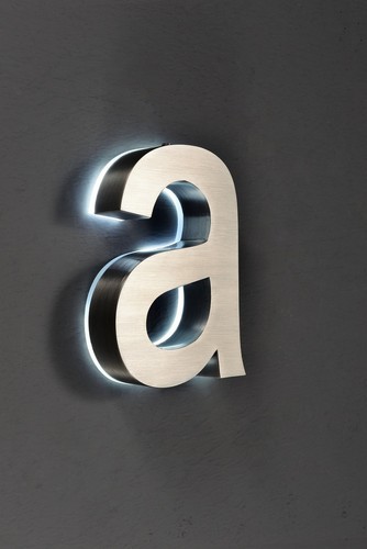 Led buchstabe in 3d - led-buchstabe, a