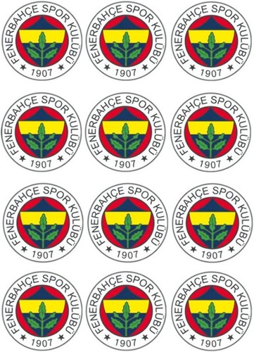 Muffinaufleger fenerbahce - muffinaufleger,